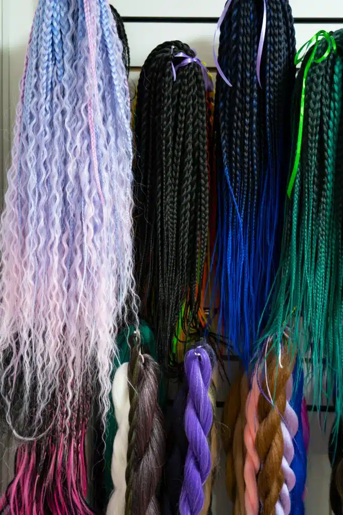 custom natural hair wig maker for colorful hairpieces